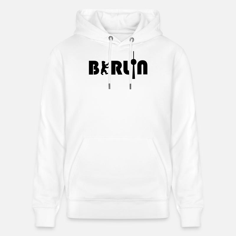 Berlin - Sweat à capuche bio CRUISER Stanley/Stella Unisexe - blanc