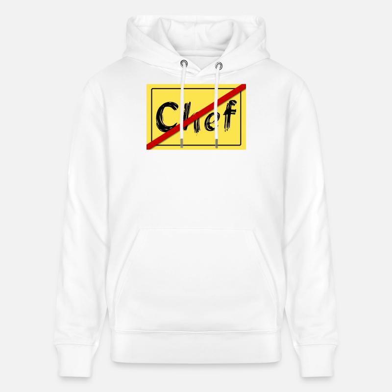 Ex-Chef - Stanley/Stella Unisex Bio-Hoodie CRUISER  - Weiß