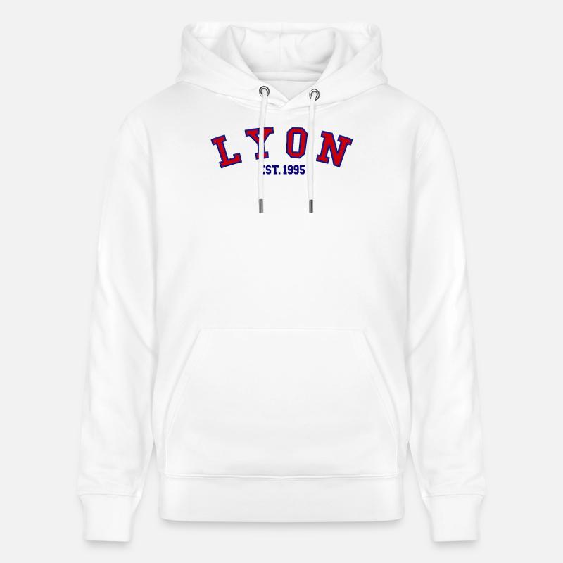 Lyon Est. 1995 - Sweat à capuche bio CRUISER Stanley/Stella Unisexe - blanc