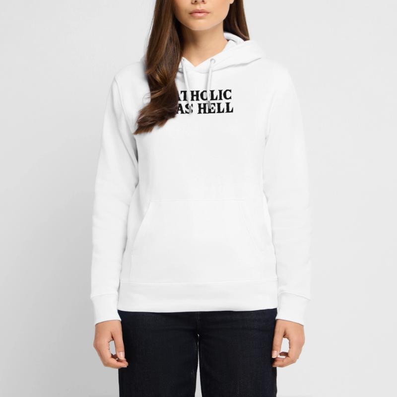 catholic as hell Stanley/Stella CRUISER Unisex Organic Hoodie