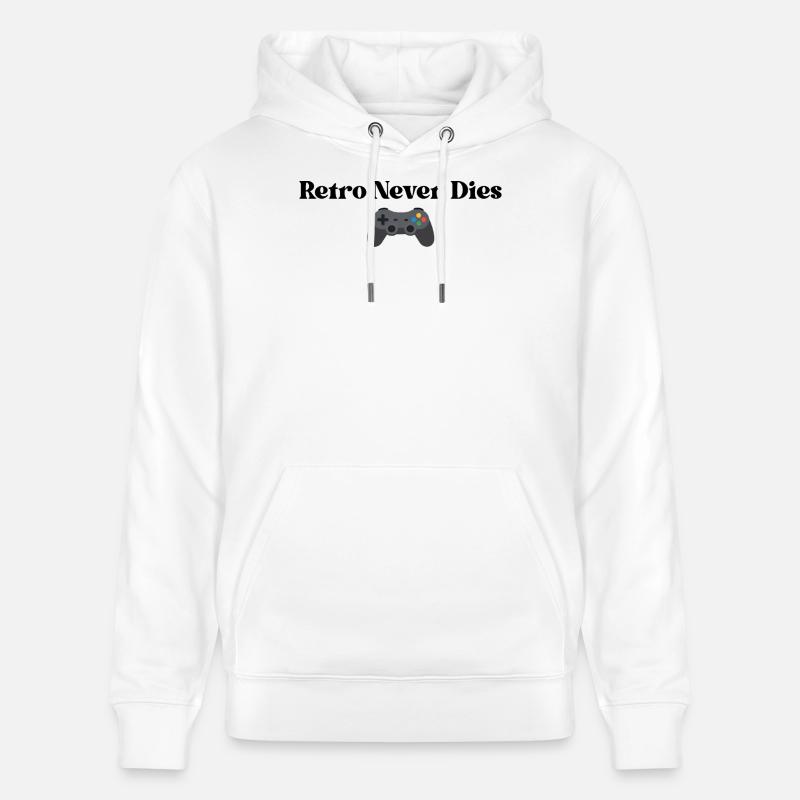 Le rétro ne meurt jamais - Sweat à capuche bio CRUISER Stanley/Stella Unisexe - blanc