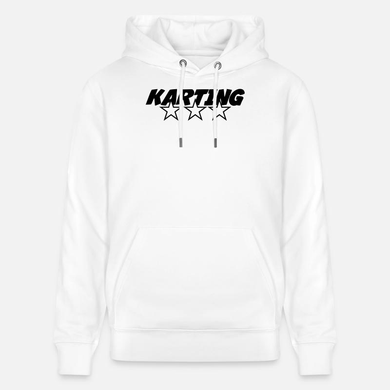 Karting - Stanley/Stella CRUISER Unisex Organic Hoodie - white