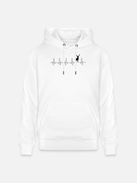 Please Upload Design Image - Stanley/Stella CRUISER Unisex Organic Hoodie - white