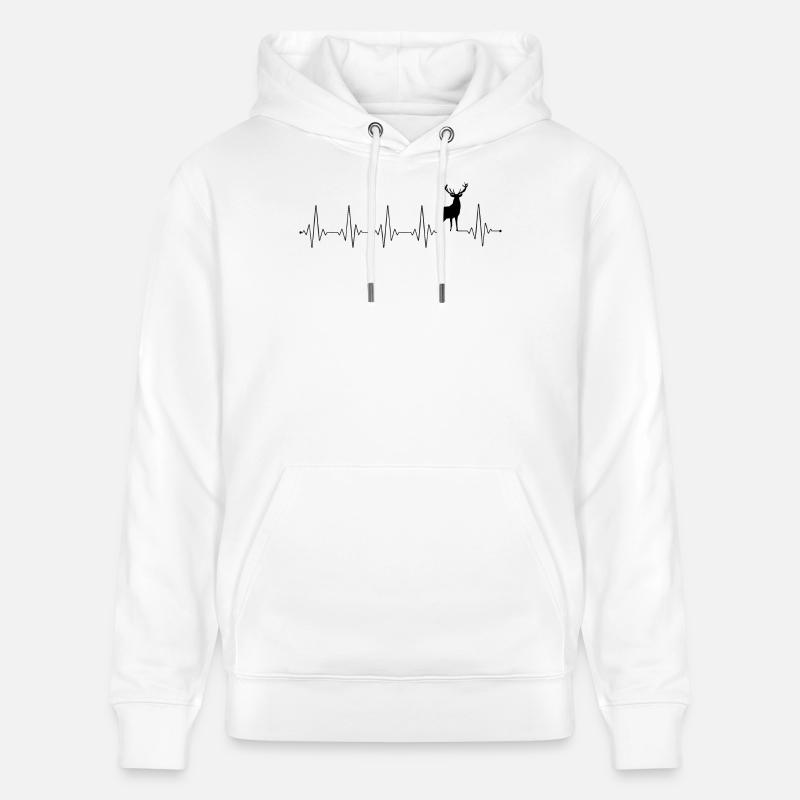 Veuillez télécharger l’image de design - Sweat à capuche bio CRUISER Stanley/Stella Unisexe - blanc