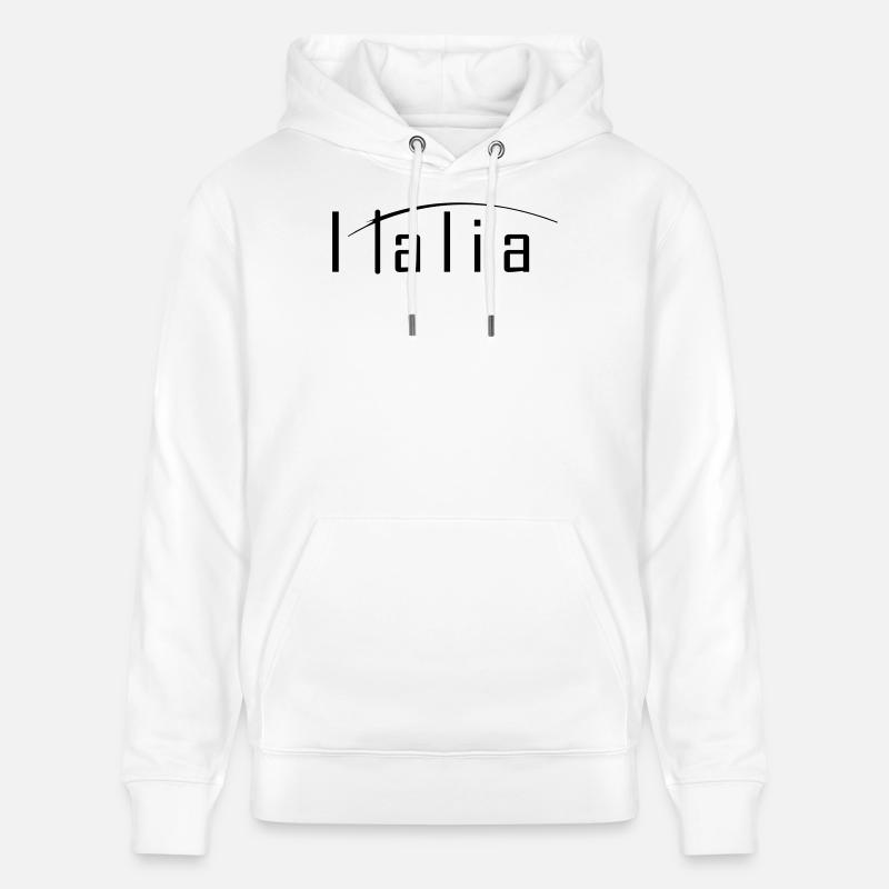 Italia - Sweat à capuche bio CRUISER Stanley/Stella Unisexe - blanc