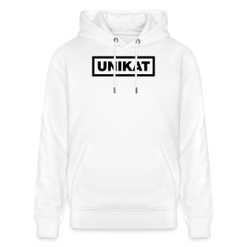 Echtes Unikat - Stanley/Stella Unisex Bio-Hoodie CRUISER  - Weiß - Vorne - Alina (178cm) & Michal (187cm)