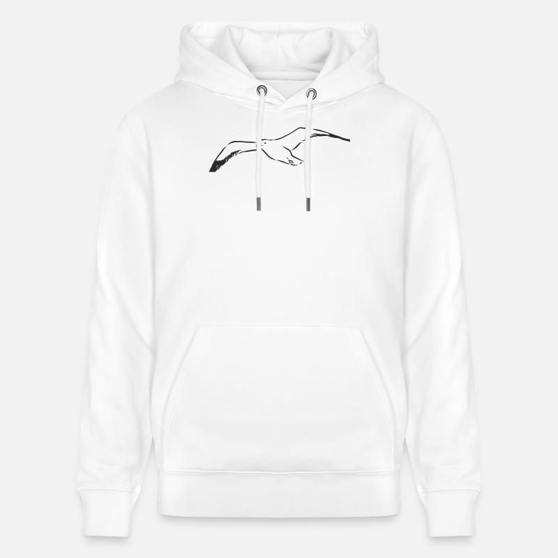 Conception d’oiseau - Sweat à capuche bio CRUISER Stanley/Stella Unisexe - blanc