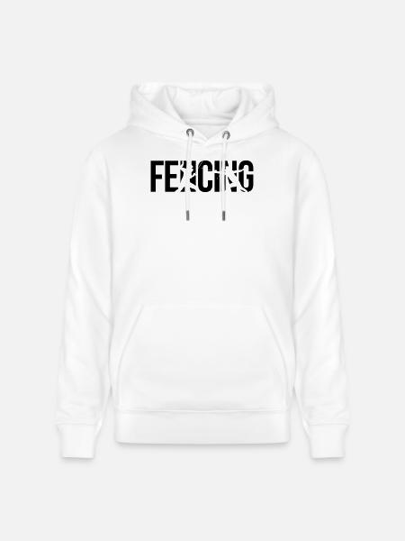 fencing - Stanley/Stella CRUISER Unisex Organic Hoodie - white