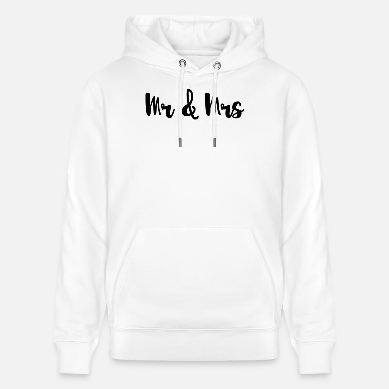 Mr & Mrs Design pour les mariages - Sweat à capuche bio CRUISER Stanley/Stella Unisexe - blanc