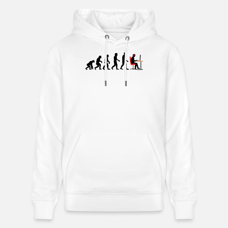 Gamer Evolution 2 - Stanley/Stella Unisex Bio-Hoodie CRUISER  - Weiß