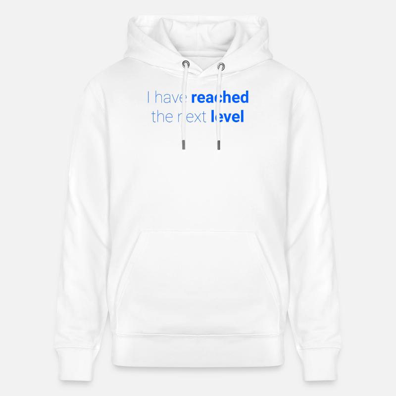 Abstraktes Kontrastmuster zur Selbstdarstellung - Stanley/Stella Unisex Bio-Hoodie CRUISER - Weiß