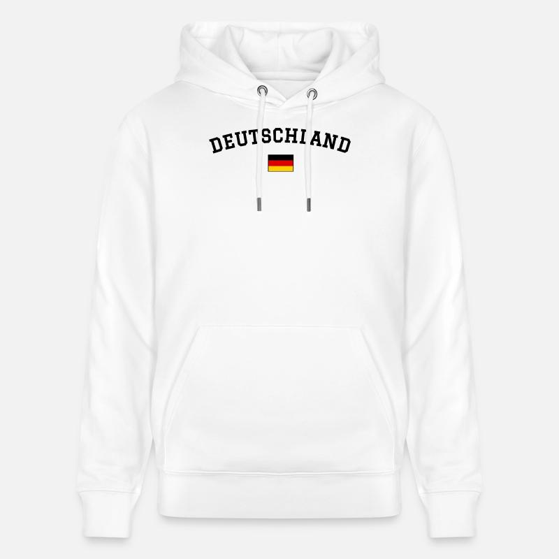 Minimum du drapeau allemand - Sweat à capuche bio CRUISER Stanley/Stella Unisexe - blanc