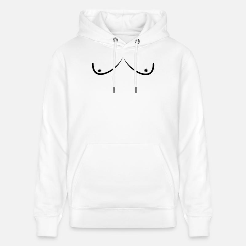 Tittis - Sweat à capuche bio CRUISER Stanley/Stella Unisexe - blanc