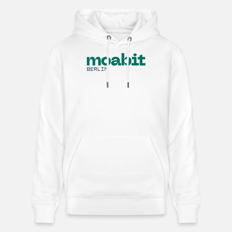 Moabit Berlin Beau design simple - Sweat à capuche bio CRUISER Stanley/Stella Unisexe - blanc