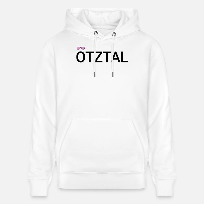 Texte doux d’Ötztal - Sweat à capuche bio CRUISER Stanley/Stella Unisexe - blanc