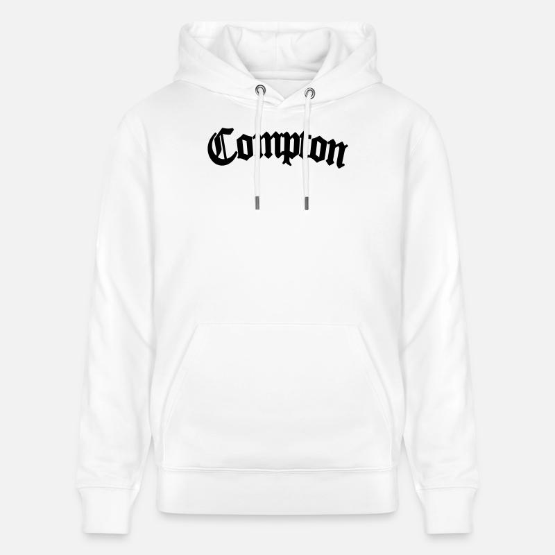 Compton - Sweat à capuche bio CRUISER Stanley/Stella Unisexe - blanc