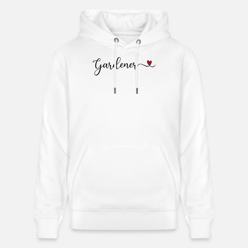 Jardinier - Sweat à capuche bio CRUISER Stanley/Stella Unisexe - blanc