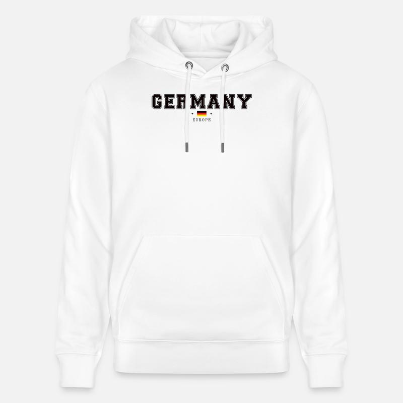 Allemagne - Sweat à capuche bio CRUISER Stanley/Stella Unisexe - blanc