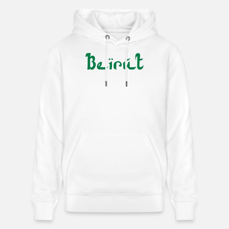 BEYROUTH Liban Liban - Sweat à capuche bio CRUISER Stanley/Stella Unisexe - blanc