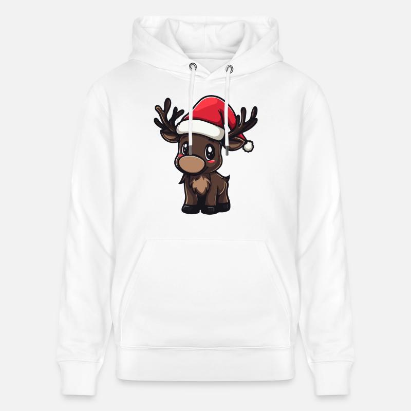 Orignal Noël Mignon - Sweat à capuche bio CRUISER Stanley/Stella Unisexe - blanc