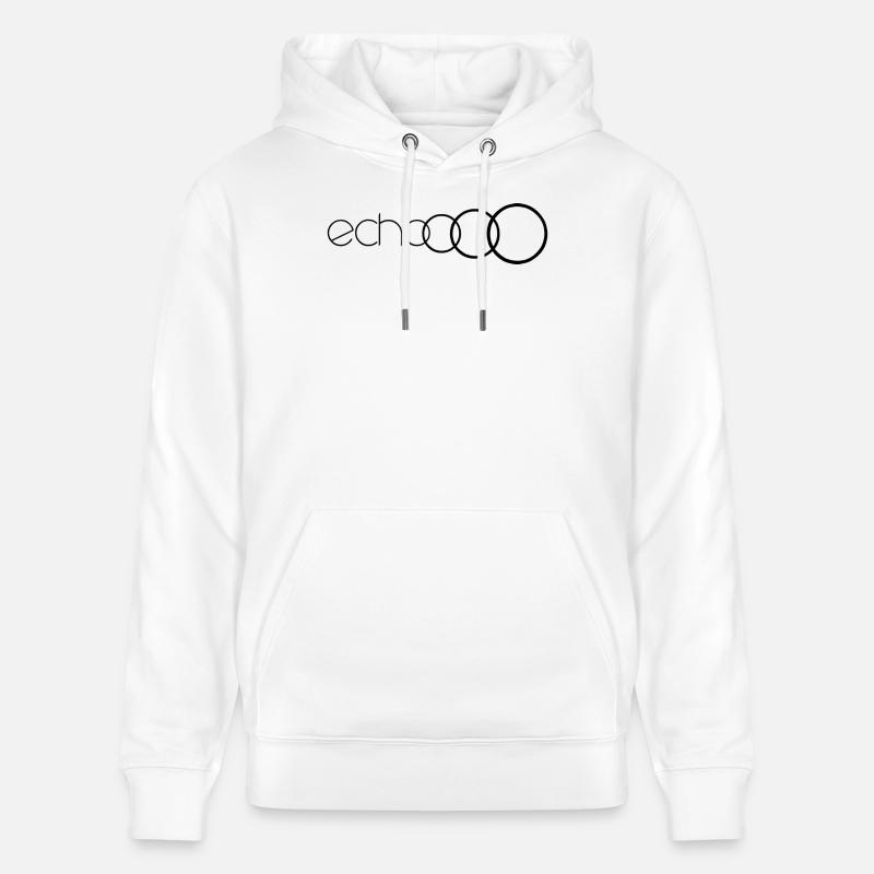 echoooo - Sweat à capuche bio CRUISER Stanley/Stella Unisexe - blanc