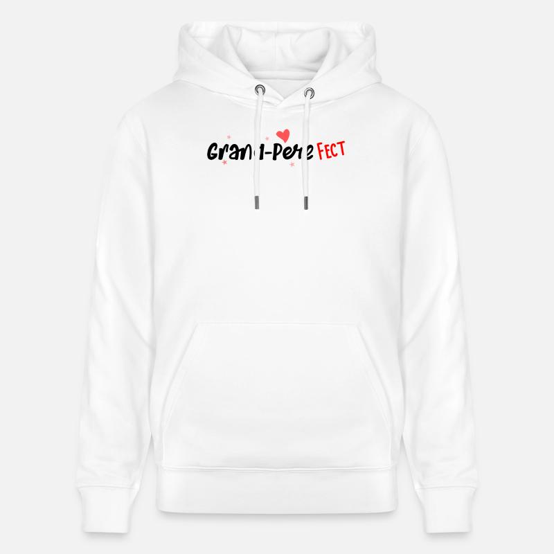 Grand-pere fect - Sweat à capuche bio CRUISER Stanley/Stella Unisexe - blanc