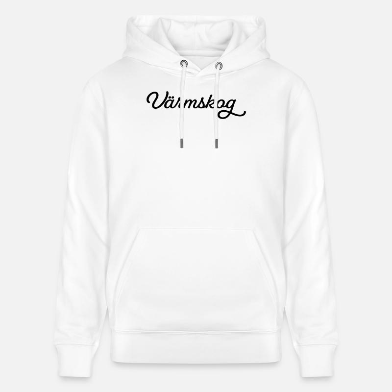 Värmskog ink - Sweat à capuche bio CRUISER Stanley/Stella Unisexe - blanc