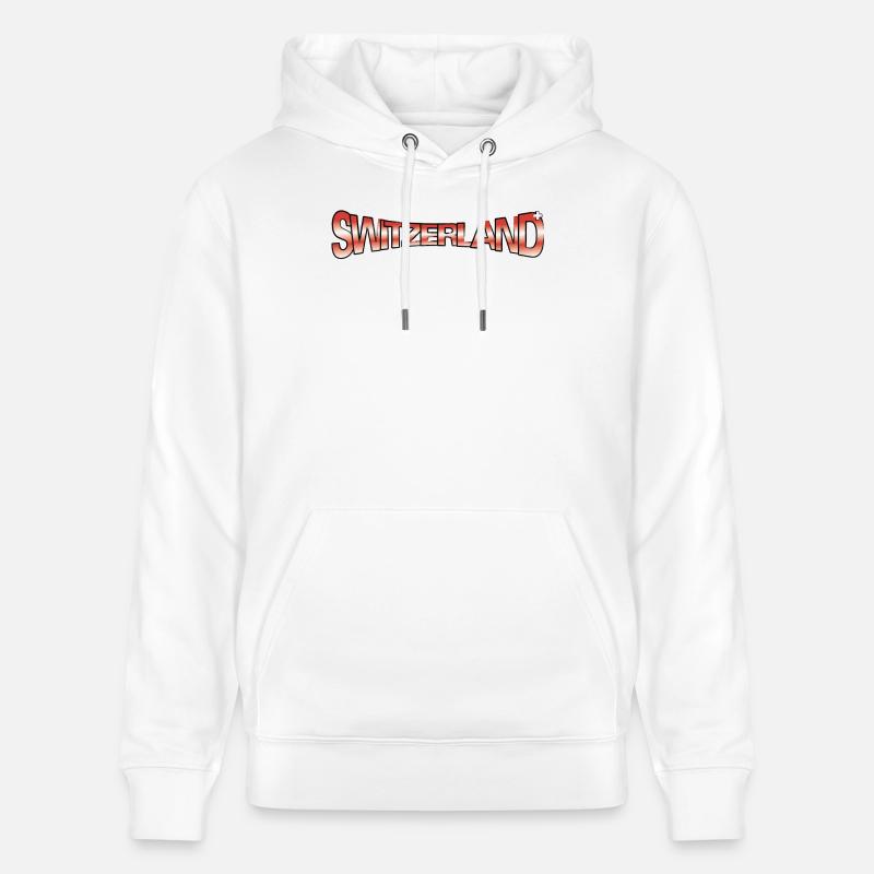 RÉCLAMATION DE LA SUISSE - Sweat à capuche bio CRUISER Stanley/Stella Unisexe - blanc