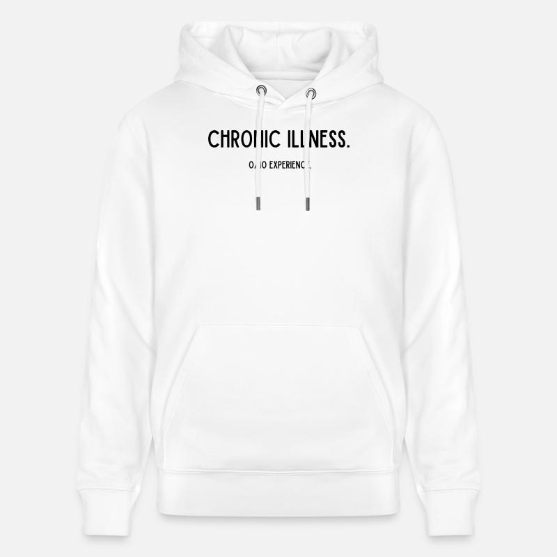 maladie chronique - Sweat à capuche bio CRUISER Stanley/Stella Unisexe - blanc