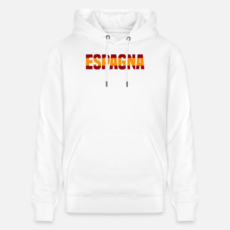 Espagna Contrasté - Sweat à capuche bio CRUISER Stanley/Stella Unisexe - blanc