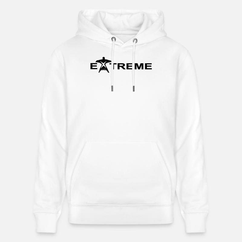 Excès - Sweat à capuche bio CRUISER Stanley/Stella Unisexe - blanc