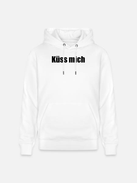 Küss mich - Stanley/Stella Unisex Bio-Hoodie CRUISER  - Weiß