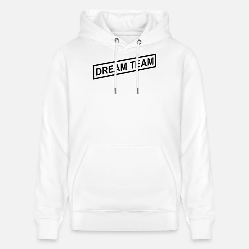 Équipe de rêve - Sweat à capuche bio CRUISER Stanley/Stella Unisexe - blanc