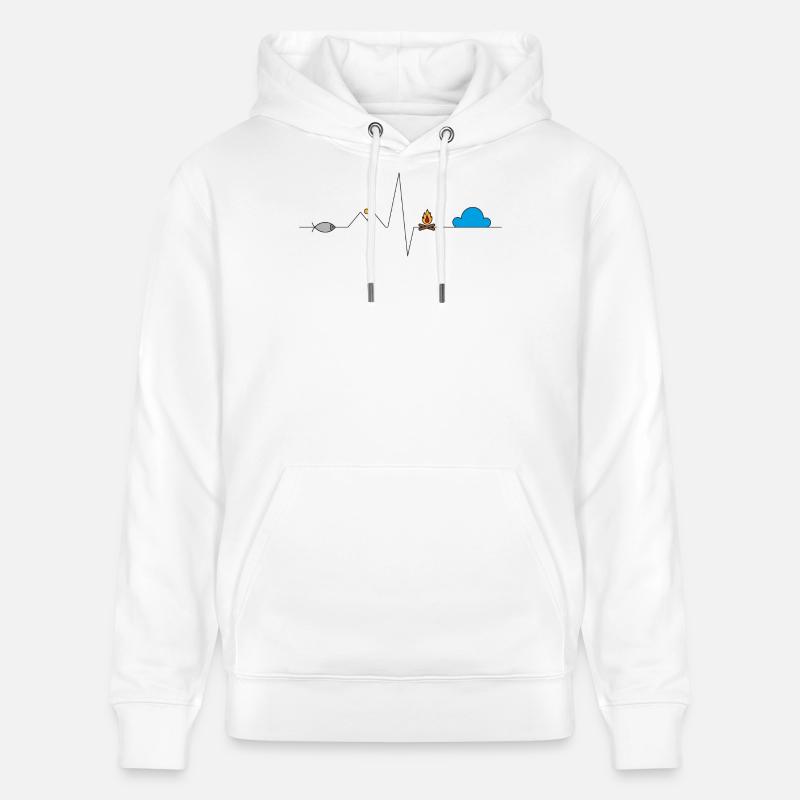 Aventure - Sweat à capuche bio CRUISER Stanley/Stella Unisexe - blanc