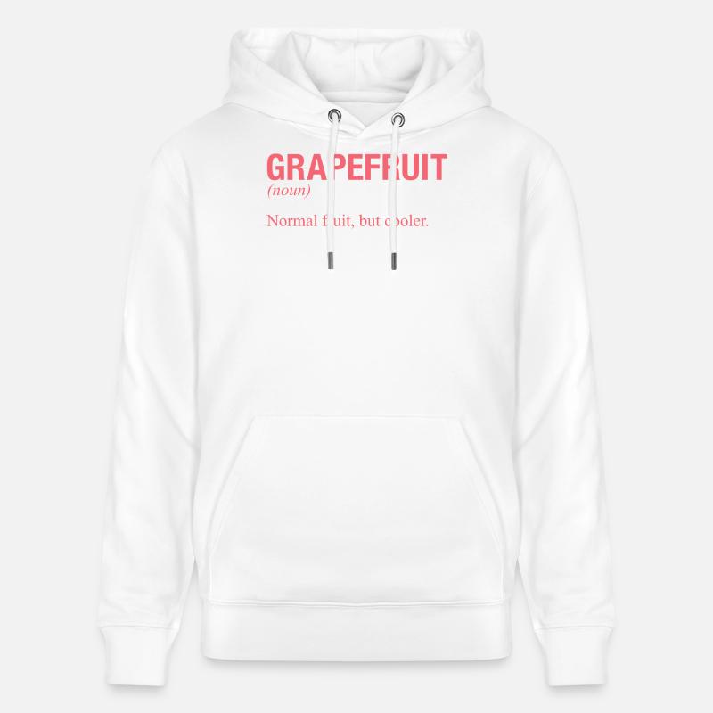 GRAPEFRUIT Pampelmuse - Stanley/Stella Unisex Bio-Hoodie CRUISER  - Weiß