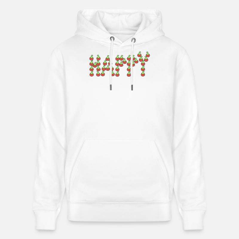 Tomates heureuses - Sweat à capuche bio CRUISER Stanley/Stella Unisexe - blanc