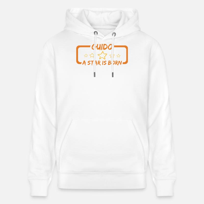 Gift Guido - Sweat à capuche bio CRUISER Stanley/Stella Unisexe - blanc