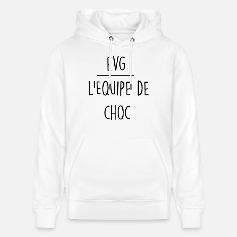 evg l'équipe de choc - Sweat à capuche bio CRUISER Stanley/Stella Unisexe - blanc