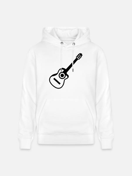 Guitar - Stanley/Stella CRUISER Unisex Organic Hoodie - white