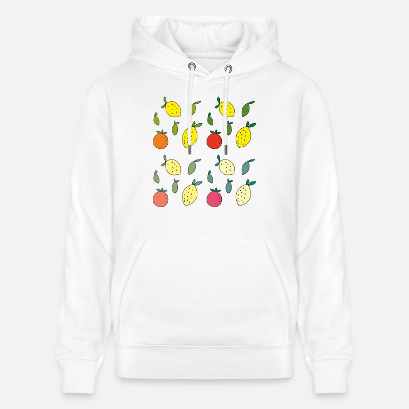 Variété d’agrumes - Sweat à capuche bio CRUISER Stanley/Stella Unisexe - blanc