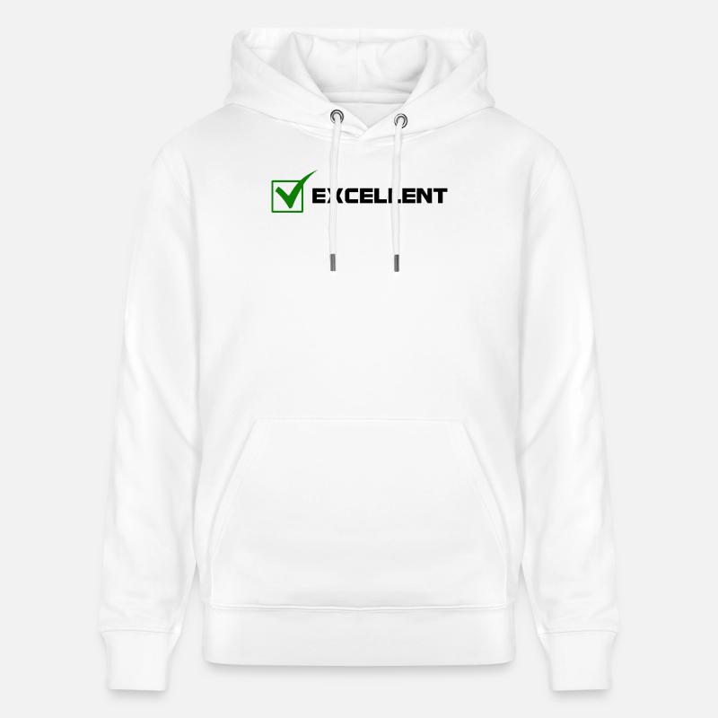 Excellente - Sweat à capuche bio CRUISER Stanley/Stella Unisexe - blanc