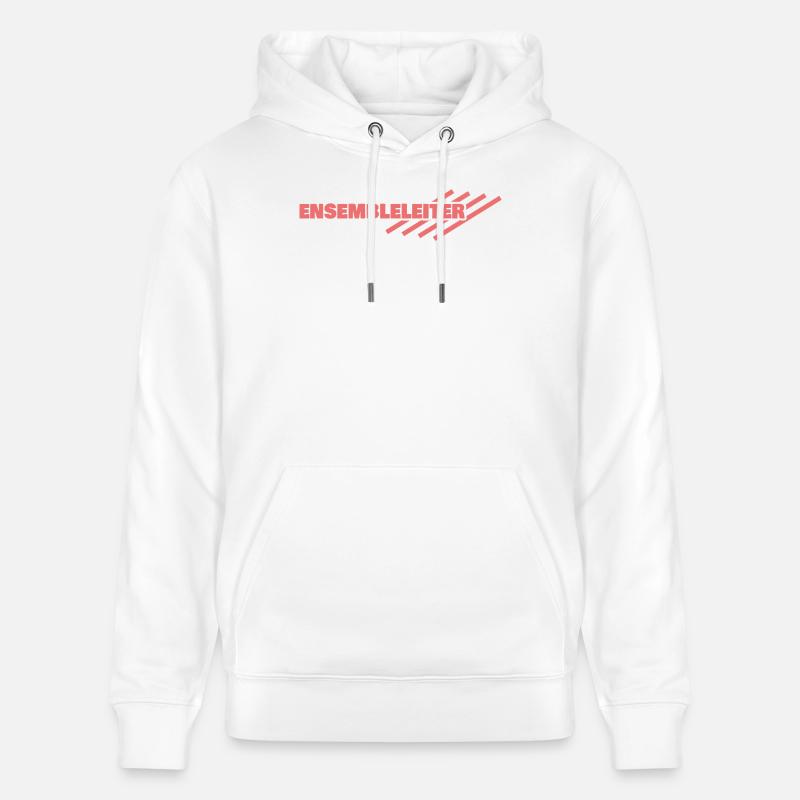 Cadeau pour chef d’ensemble - Sweat à capuche bio CRUISER Stanley/Stella Unisexe - blanc