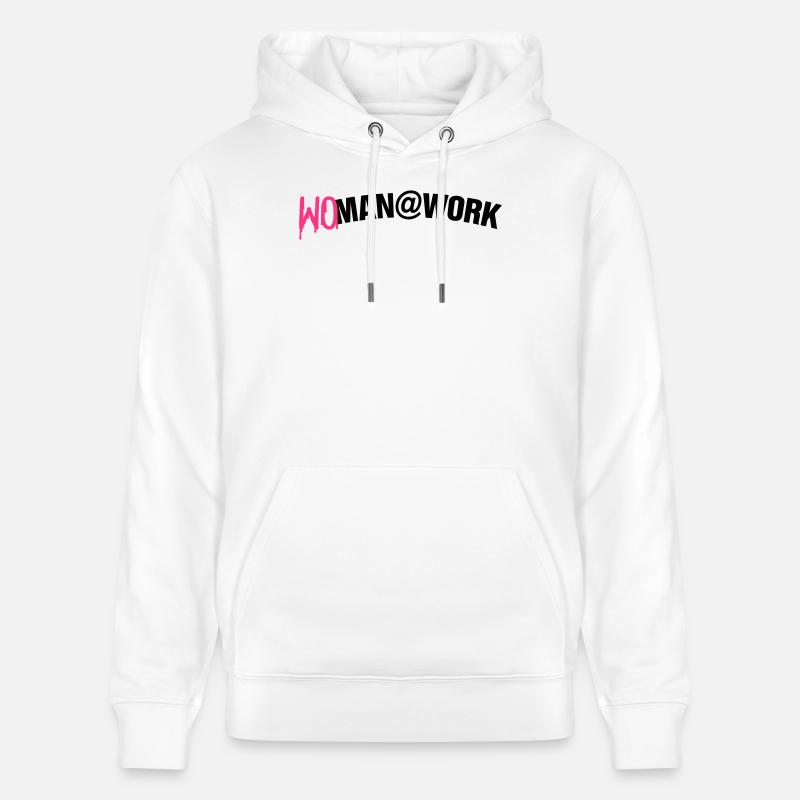 Woman at work - Stanley/Stella Unisex Bio-Hoodie CRUISER - Weiß