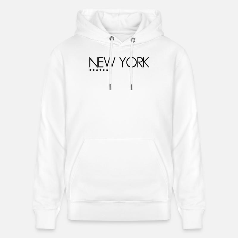New York - Stanley/Stella Unisex Bio-Hoodie CRUISER  - Weiß