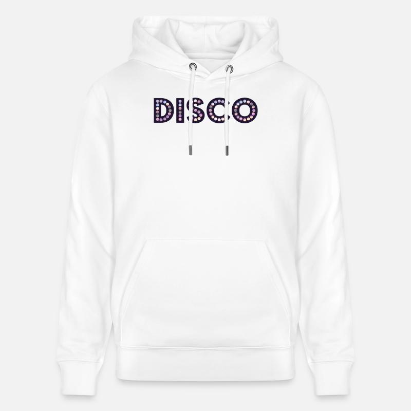 Discothèque - Sweat à capuche bio CRUISER Stanley/Stella Unisexe - blanc
