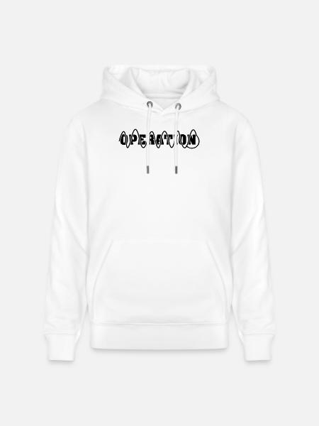 Surgery if wound sutured - Stanley/Stella CRUISER Unisex Organic Hoodie - white