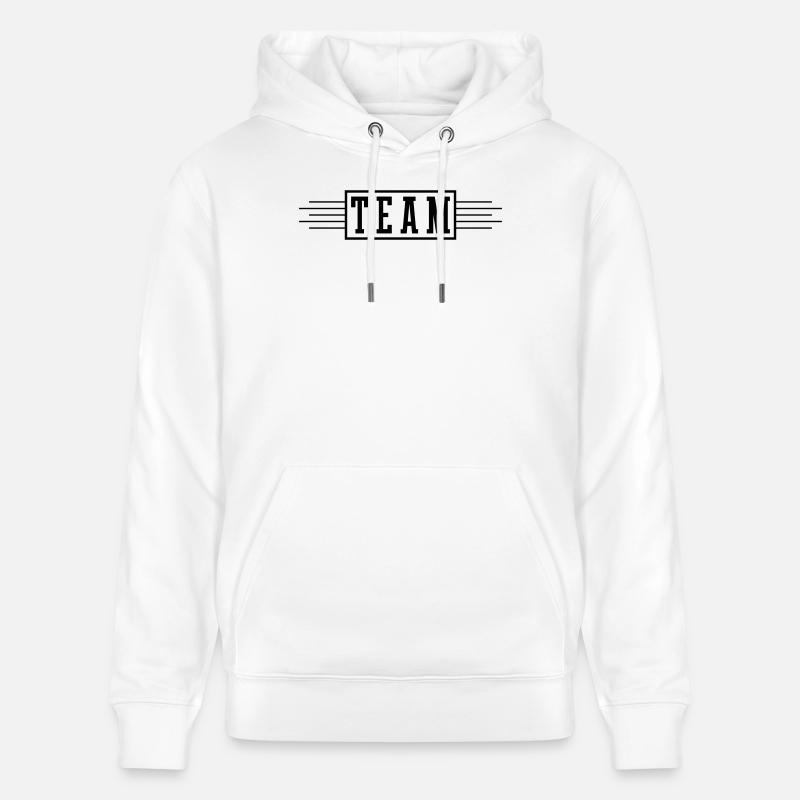 Équipe Stroke - Sweat à capuche bio CRUISER Stanley/Stella Unisexe - blanc