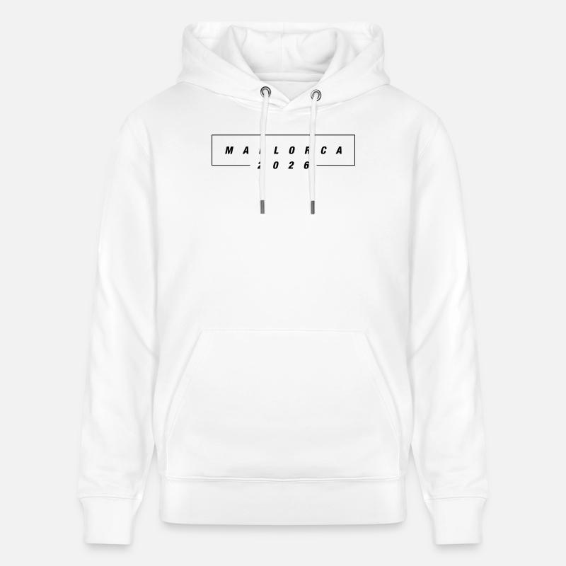 Majorque 2026 - Sweat à capuche bio CRUISER Stanley/Stella Unisexe - blanc