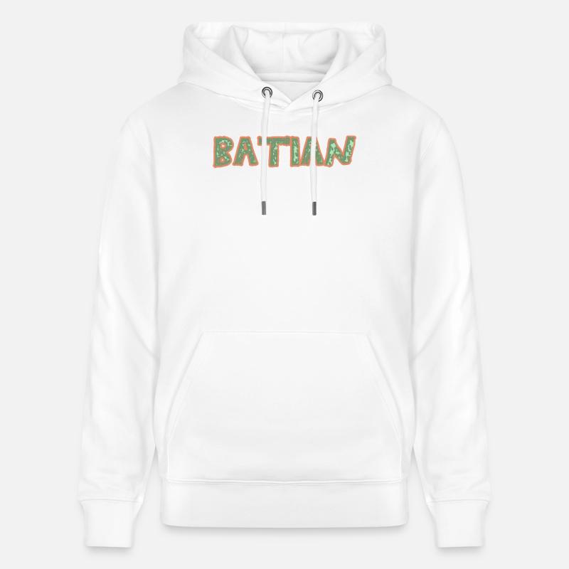Batian en randonnée - Sweat à capuche bio CRUISER Stanley/Stella Unisexe - blanc