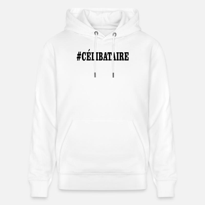 celibataire - Sweat à capuche bio CRUISER Stanley/Stella Unisexe - blanc